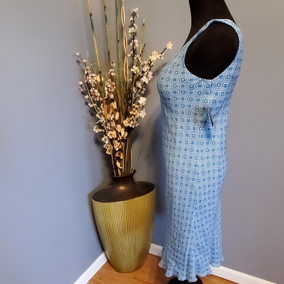 Jones New York Signature Ocean Blue Silk dress NWT - Picture 7 of 7